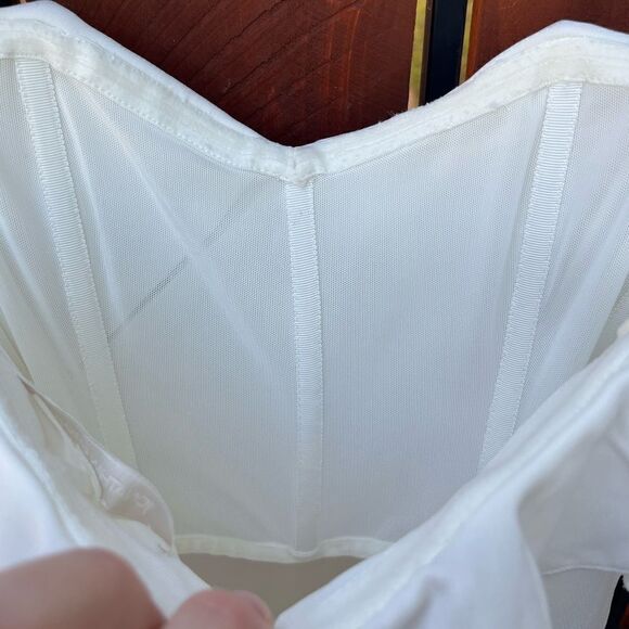 Jonathan Simkhai Assymetric Ruffle Dress size 4 white - Picture 6 of 10